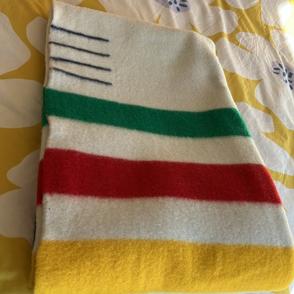 Hudson’s Bay Point Blanket, Made in England 100% wool